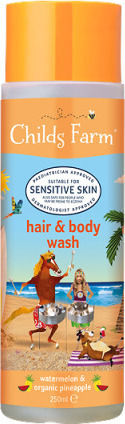 Childs Farm Organic Kids Bubble Bath & Shampoo with Watermelon Pineapple Gel 250ml