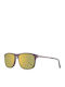 Helly Hansen Men's Sunglasses with Purple Plastic Frame and Yellow Lens HH5016-C02