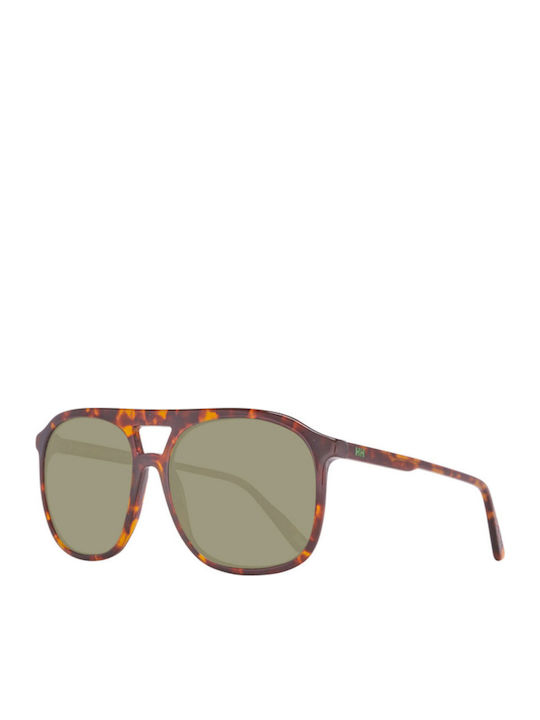 Helly Hansen Men's Sunglasses with Brown Plastic Frame and Brown Lens HH5019-C02