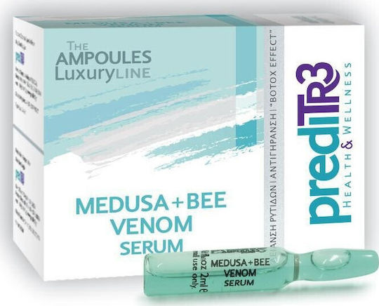 Preditr3 Medusa & Bee Venom Moisturizing & Anti-aging Serum Face with Peptides for Firming & Revitalization 2ml