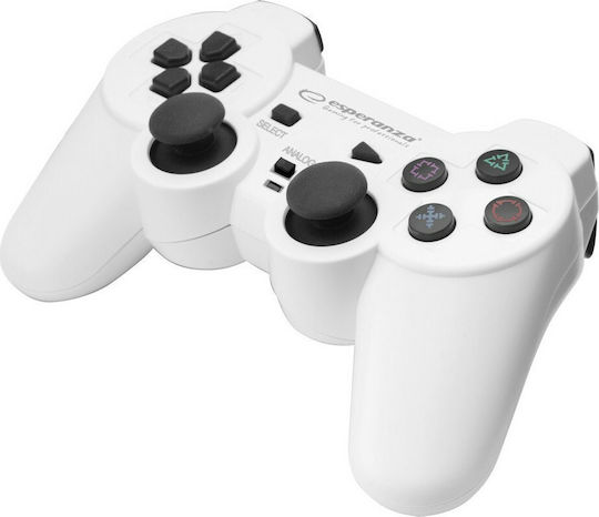 Esperanza Trooper Wired Gamepad for PC / PS3 White