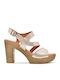 Leather Sandals Silver