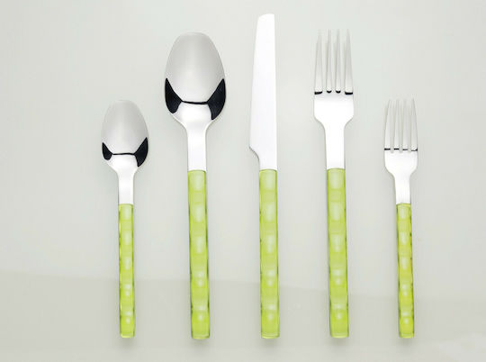 Cryspo Trio Nuovo Set de Tacâmuri Inoxidabil Verzi 30buc