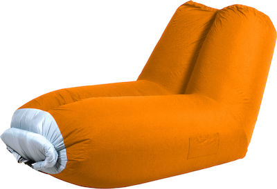 Lianos 176221 Inflatable Lazy Bag Orange 178cm