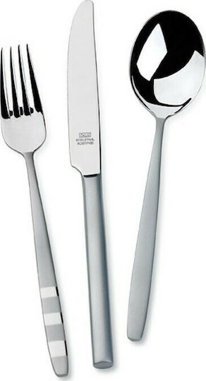 Okus Tokyo Matte Set de Tacâmuri Inoxidabil Argintiu 72buc