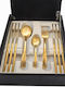 Comas Barcelona Gold Cutlery Set Stainless Gold 30pcs