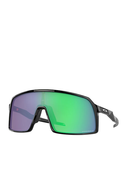 Oakley Sutro Men's Sunglasses with Black Plastic Frame and Green Mirror Lens OO9406-03