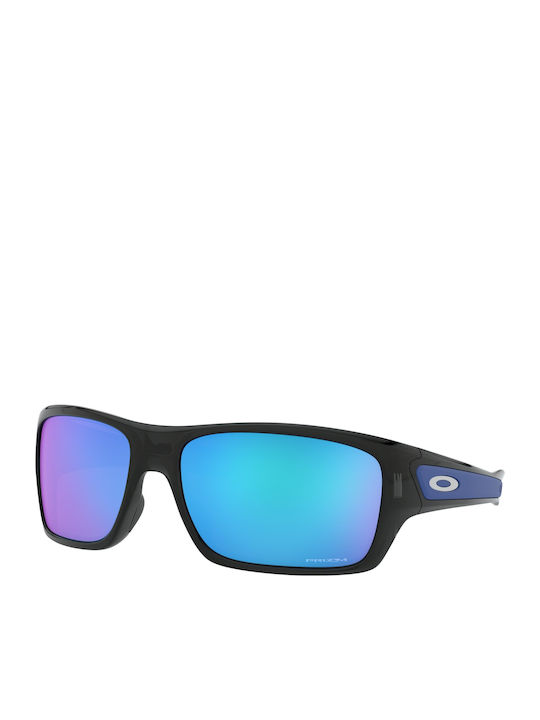 Oakley Turbine Мъжки Слънчеви Очила с Черна Пла...