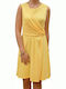 Tommy Hilfiger Mini Βραδινό Φόρεμα Κίτρινο