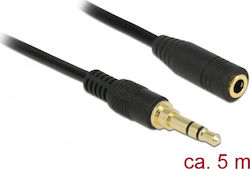 DeLock 3,5mm Stecker-3,5mm Buchse Kabel 5m