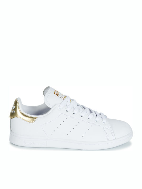 Adidas Stan Smith Γυναικεία Sneakers Cloud White / Cloud White / Gold Metallic