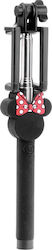 Disney Minnie 001 Selfie Stick με Καλώδιο 3.5mm Μαύρο