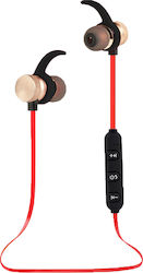 Esperanza EH186L In-ear Bluetooth Handsfree Ακουστικά Χρυσά