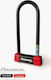 Radikal RK250R U-Lock Motorcycle Shackle Lock in Red