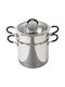 Ronneby Bruk Maestro Stainless Steel Marmite Pot 6lt / 22cm