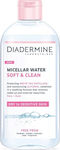 Diadermine Apă micelară Demachiant Cleanser Micellar Water Soft & Clean pentru Piele Sensibilă 400ml
