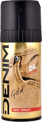 Denim Gold Deodorant 24h in Spray 150ml