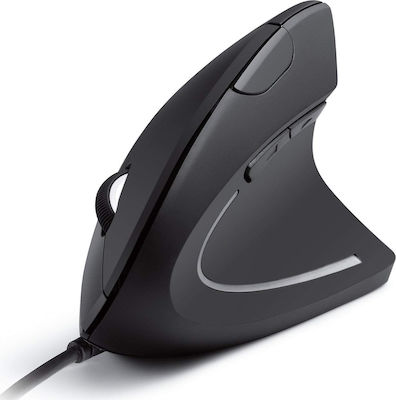 Anker Wired Ergonomic Vertical Mouse Black