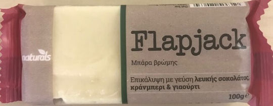 Naturals Oat Energy Nuts Bar Flapjack With White Chocolate Cranberry & Yoghurt 100gr