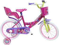 Disney Minnie 16" Παιδικό Ποδήλατo BMX Φούξια