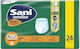 Sani Sensitive in Weiß Farbe 24Stück