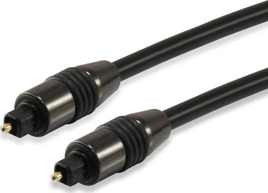 Equip Optical Audio Cable TOS male - TOS male Μαύρο 1.8m (147921)