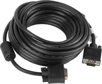 Lanberg Cablu VGA - VGA Negru 10m (CA-VGAC-10CC-0100-B)