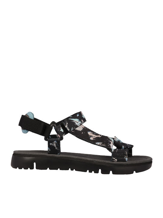 Camper Oruga Damen Flache Sandalen Anatomisch in Mehrfarbig Farbe