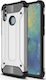 Hurtel Umschlag Rückseite Kunststoff Silber (Huawei P Smart 2019 / Ehre 10 Lite)