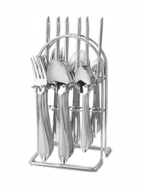 Maestro Cutlery Set Stainless Silver 24pcs