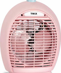 Kumtel Twix Fan Heater Room Floor and Wall Pink 2000W