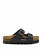Oban Blim Women's Flat Sandals In Black Colour