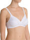 Triumph Cotton Classic Stretch Bra without Padding without Underwire White