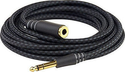 Pangea Audio 3.5mm male - 3.5mm female Cable Black 4.5m
