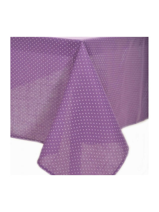 Silk Fashion Tischtuch Πουά Purple 140x180cm