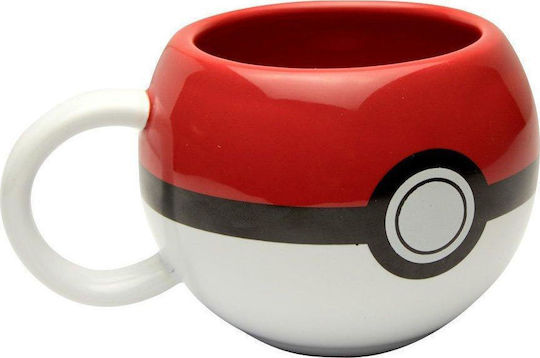 GB eye Pokemon - 3D Pokeball Κούπα Κεραμική Κόκκινη 300ml