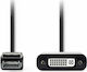 Nedis CCGP37250BK02 Конвертор mini DisplayPort мъжки към DVI-D женски