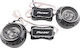 Pcinener Set Car Audio Round Tweeters TS038