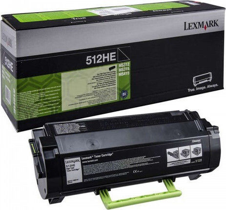 Lexmark 51F2H0E Original Toner Laserdrucker Schwarz Hohe Rendite 5000 Seiten