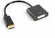 Lanberg Μετατροπέας DisplayPort male σε DVI-D female 1τμχ AD-0007-BK