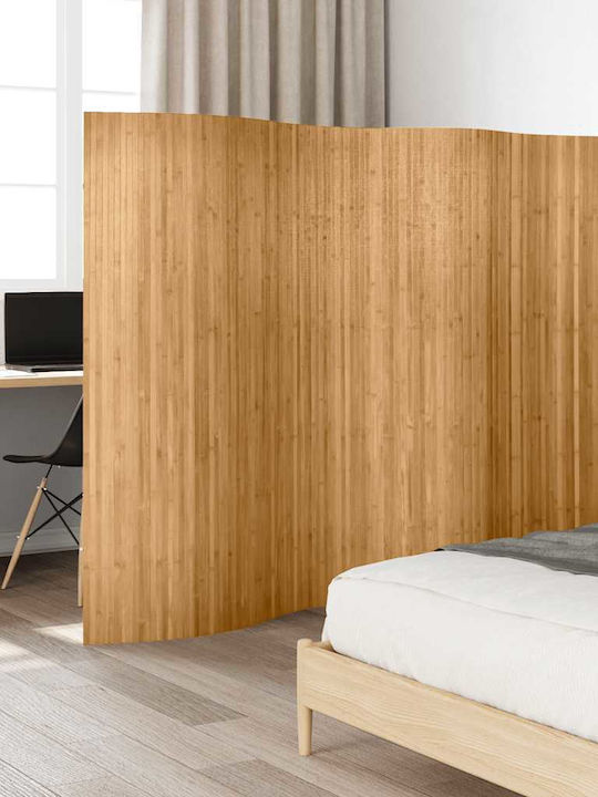 vidaXL Dekorativer Raumteiler aus Bambus mit 1 Paneel 250x165cm