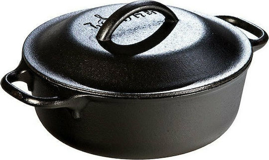Lodge Deep Pot made of Cast Iron 1.89lt / 25cm