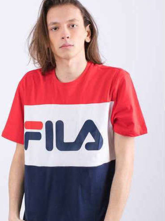 Fila Day Tee Bărbați T-shirt Sportiv cu Mânecă Scurtă Multicolor