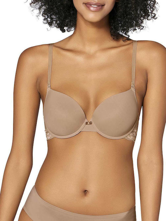Triumph Lovely Micro Beige Σουτιέν mit leichter Polsterung mit Bügel