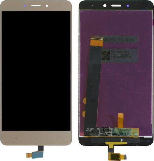 Xiaomi Οθόνη mit Touch-Mechanismus für Redmi Note 4 (Gold)