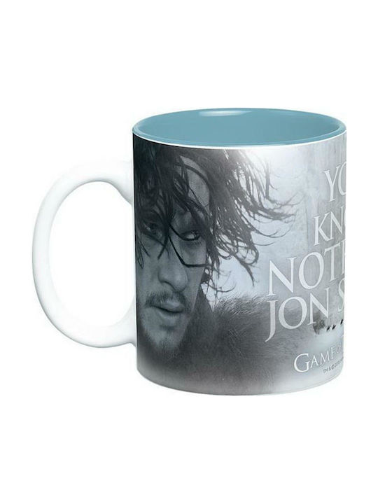 Abysse Game Of Thrones: You Know Nothing- Jon Snow 460ml Mug Cană Ceramică Gri 460ml ABYMUG184 1buc