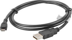 Lanberg CA-USBM-10CC-0010-BK Reguläres Micro-USB-Kabel USB 2.0 Länge 1m Schwarz