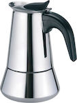 Maestro Stovetop Espresso Pot for 6Cups Inox Silver