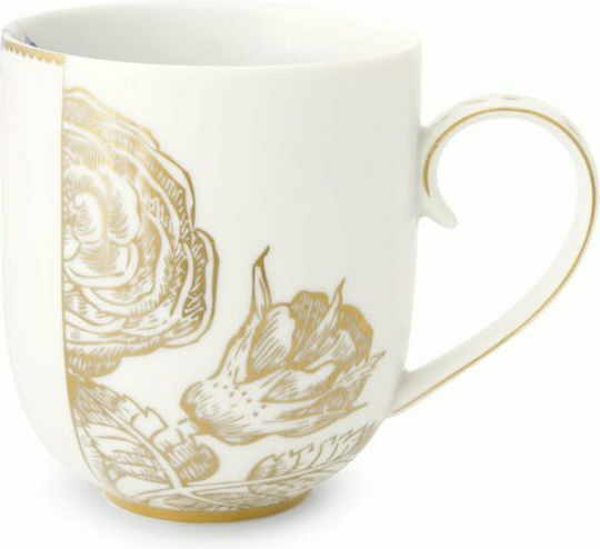 PiP Studio Royal Mug from Porcelain White 325ml