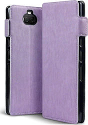 Terrapin Low Profile Synthetic Leather Book Purple (Xperia 10 Plus)